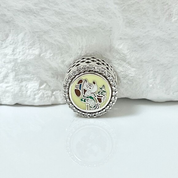 Pandora Mickey Mouse, Daisy Bead Charm S925 Silver Charm - Picture 1 of 3